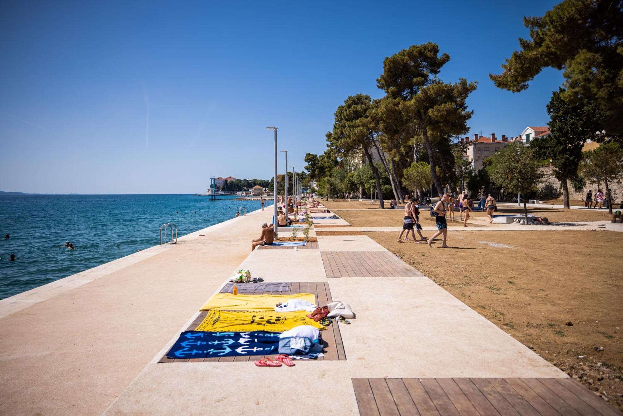 Zadar Center Beach Apartment - Directly On The Sea Экстерьер фото