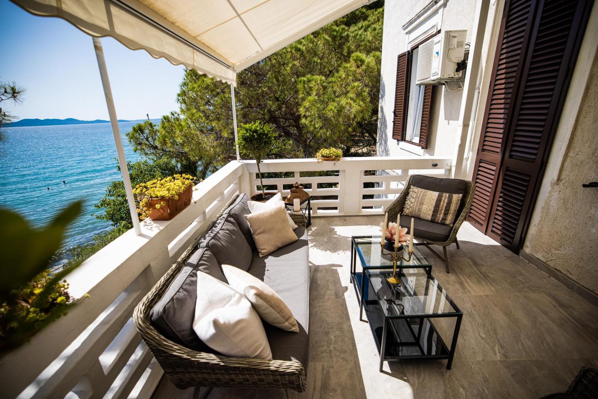 Zadar Center Beach Apartment - Directly On The Sea Экстерьер фото