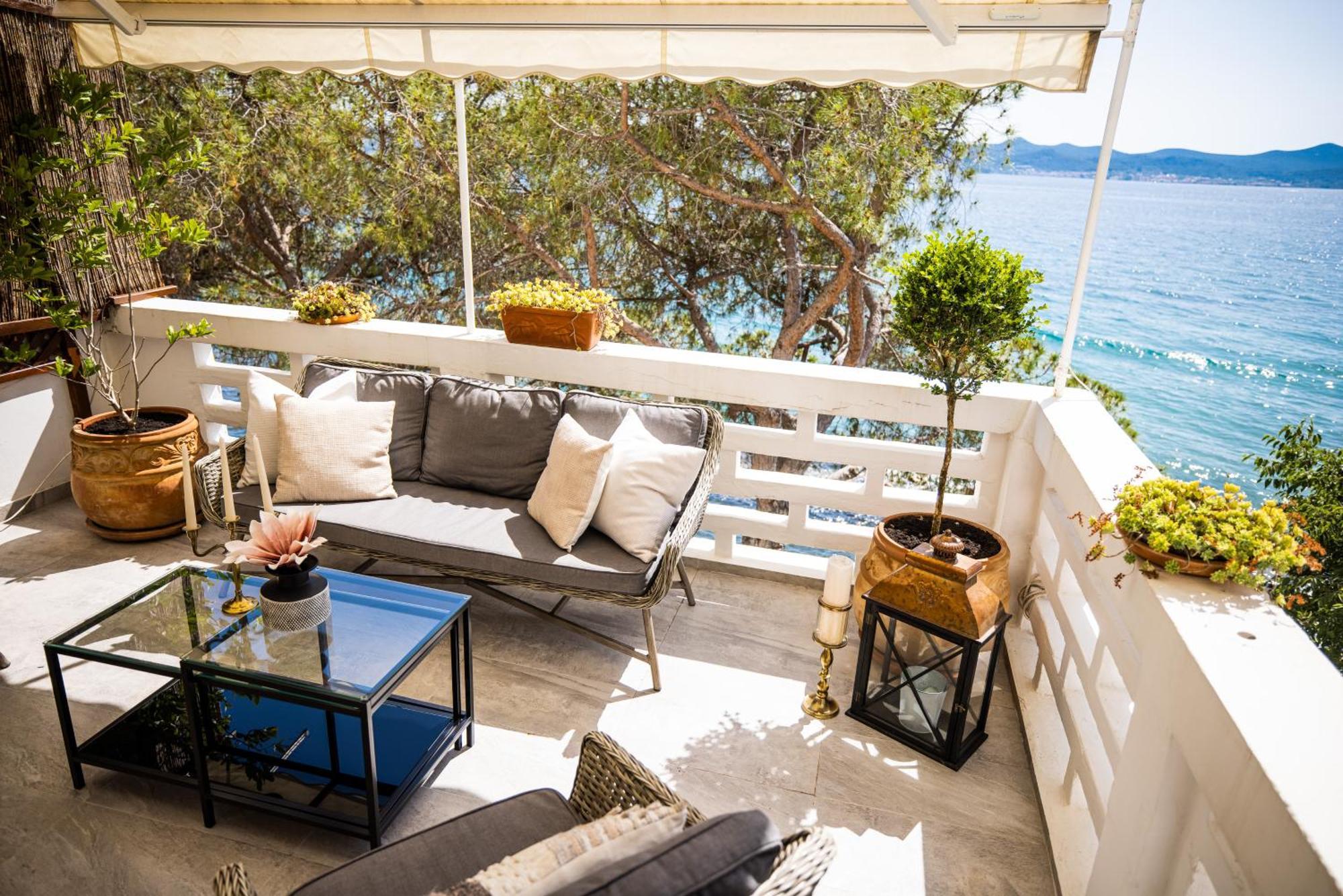 Zadar Center Beach Apartment - Directly On The Sea Экстерьер фото