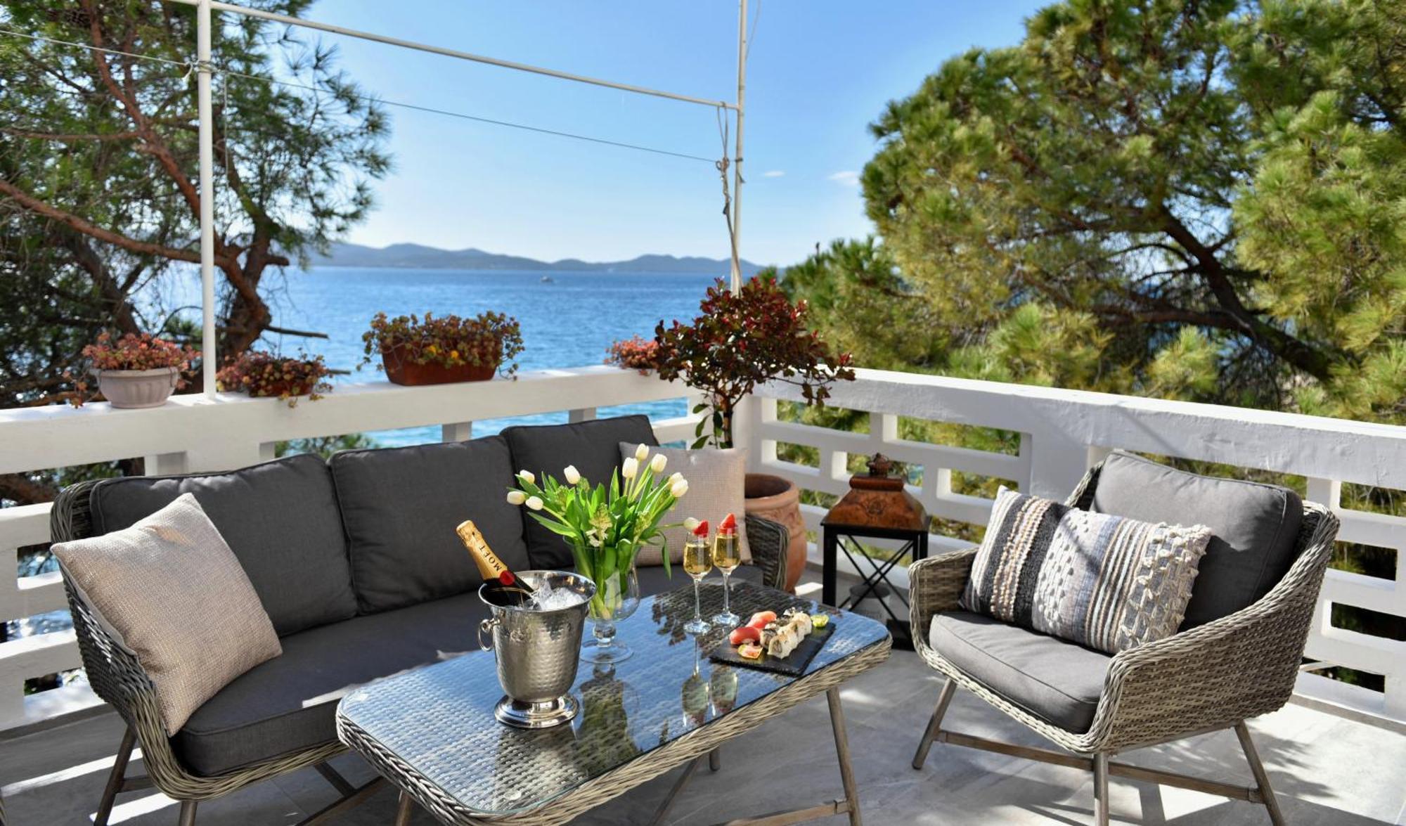 Zadar Center Beach Apartment - Directly On The Sea Экстерьер фото